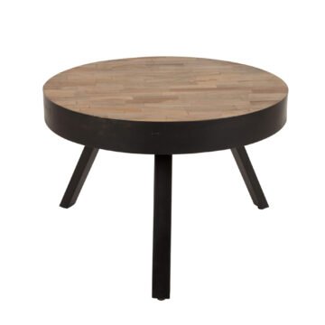 Table basse suri Teck - M - Ø 58 x H 40 cm