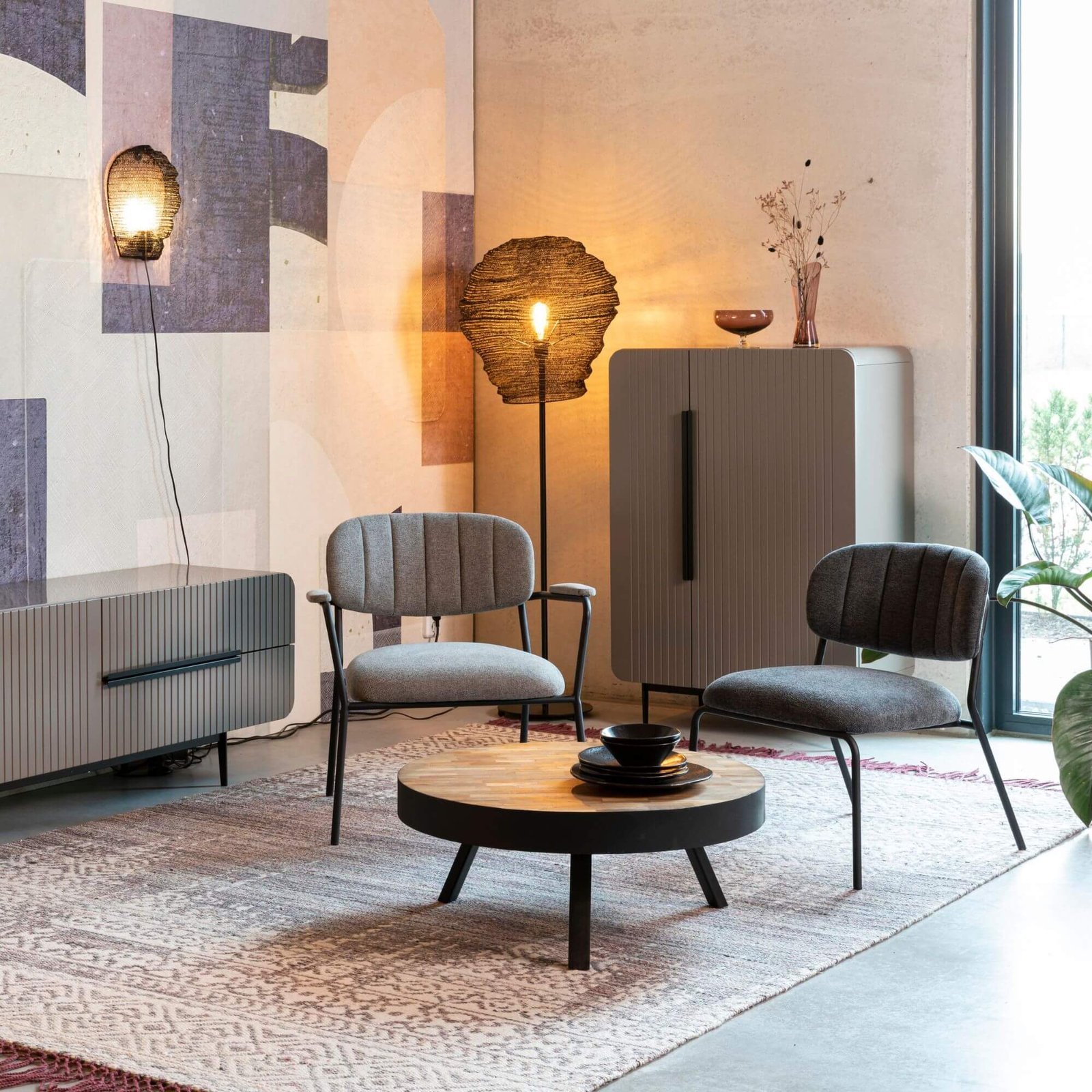 table basse suri teck - m - ø 58 x h 40 cm 11 table basse suri teck - m - ø 58 x h 40 cm – image 11