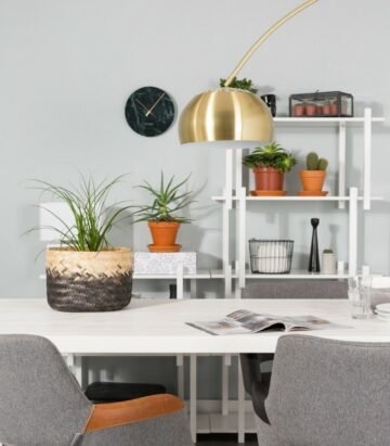 Horloge Marbre vert & Or - Ø 25