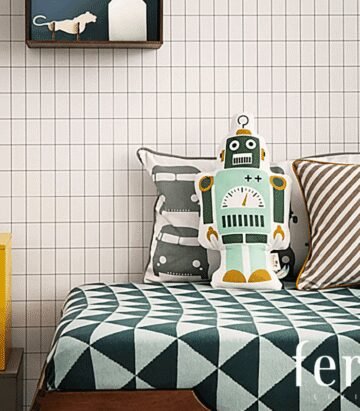 Papier-peint Grid - Black & White