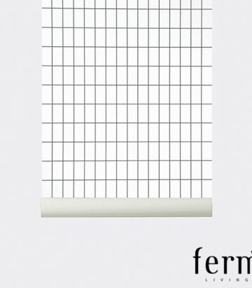 Papier-peint Grid - Black & White