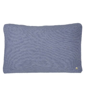 Coussin Quilt 60 x 40 cm - Bleu clair