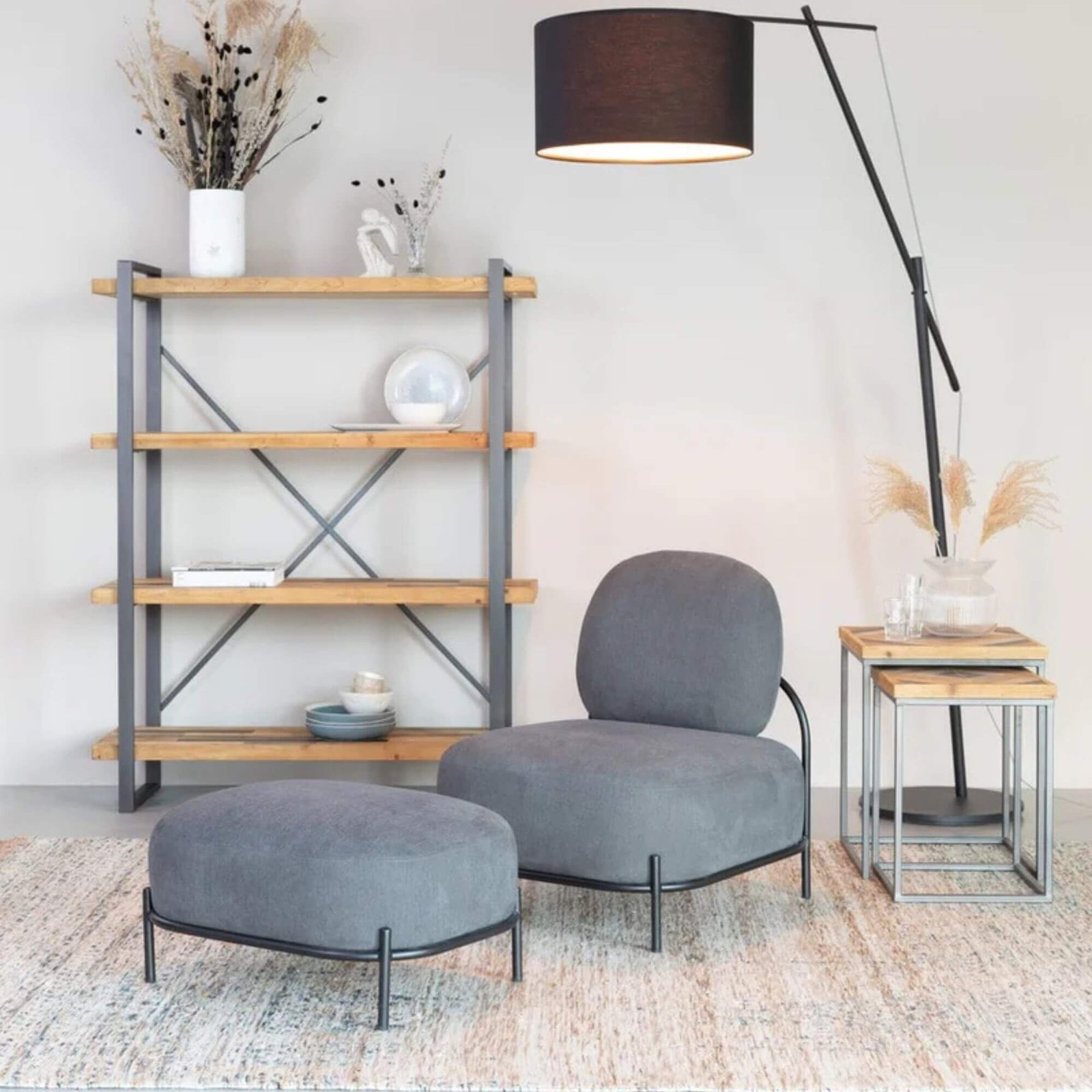 fauteuil snoop - gris 2 fauteuil snoop - gris – image 2