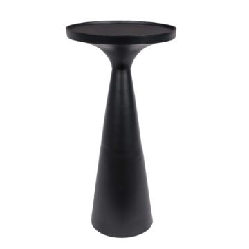 Table d'appoint Floss - Noir - Ø 28 x H 56 cm