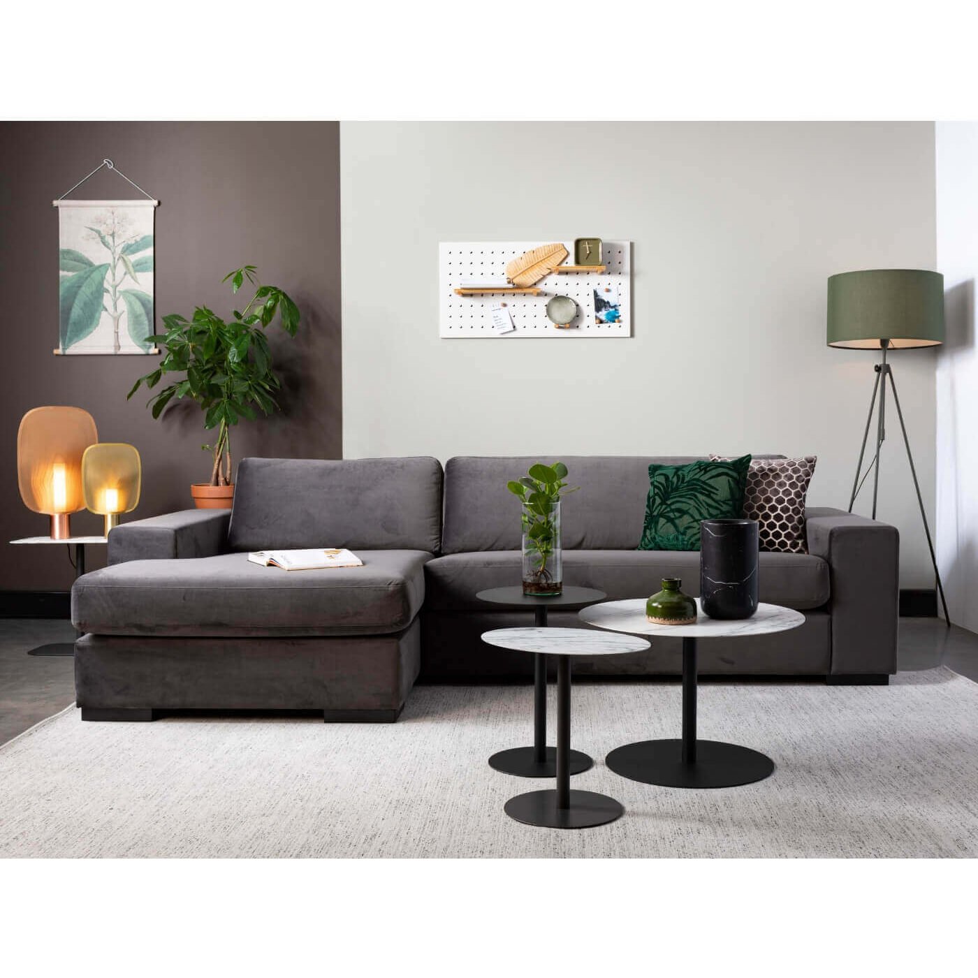 table d'appoint snow effet marbre - rectangle 3 table d'appoint snow effet marbre - rectangle – image 3