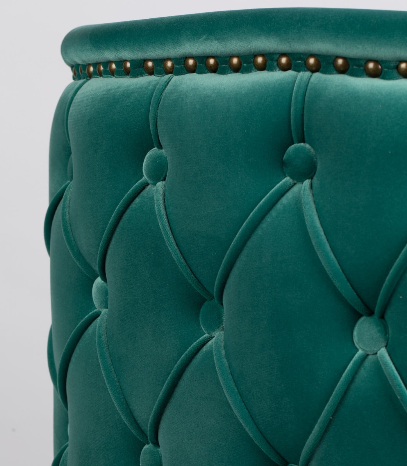 chaise such a stud - velours ocean (ignifugé)/inox 6 chaise such a stud - velours ocean (ignifugé)/inox – image 6