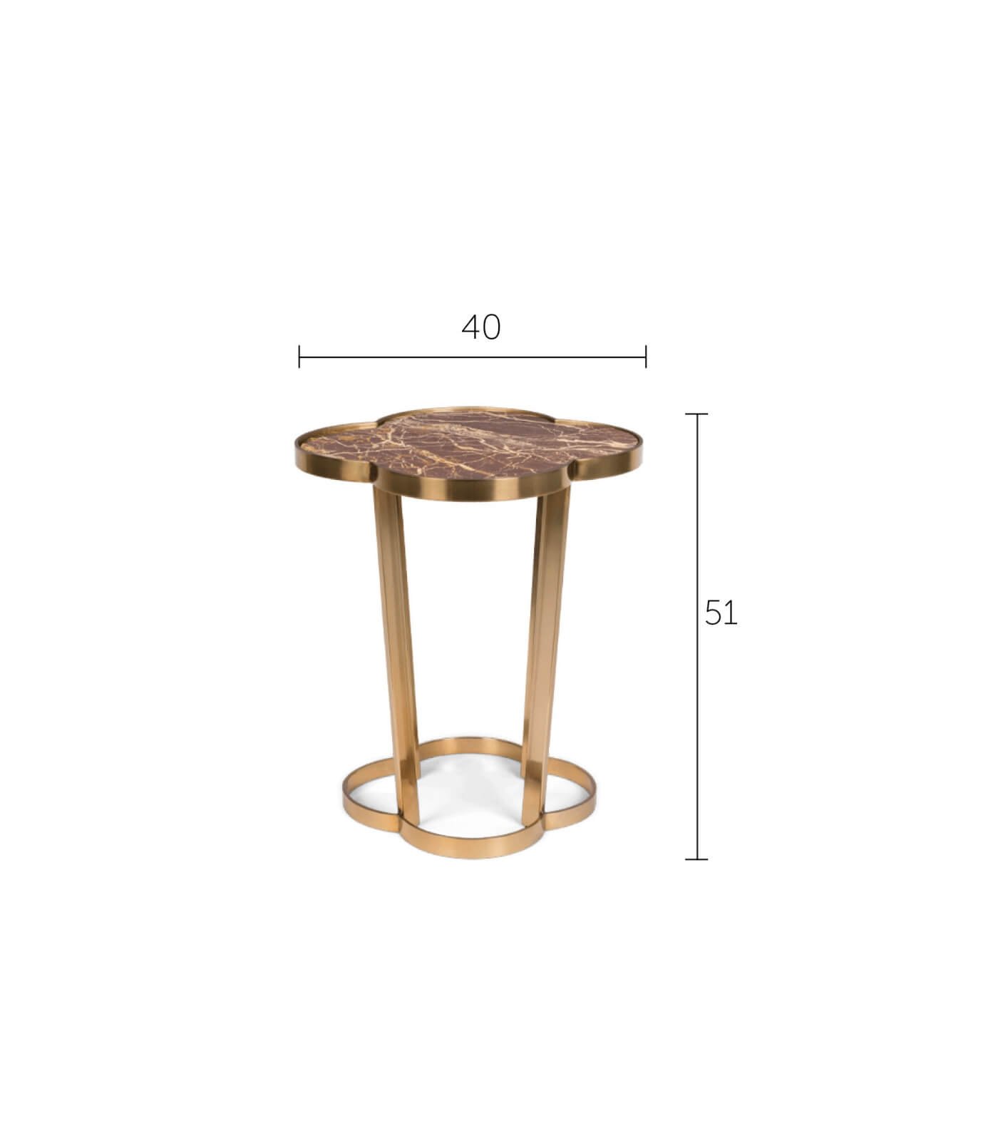 table d'appoint marblelicious - ø 40 x h 51 cm 8 table d'appoint marblelicious - ø 40 x h 51 cm – image 8