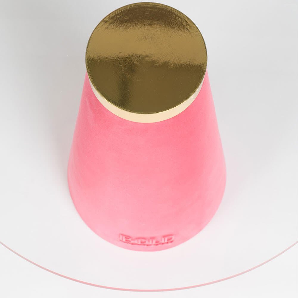 table d'appoint leader of the fanclub - velours rose/verre trempé 5 table d'appoint leader of the fanclub - velours rose/verre trempé – image 5