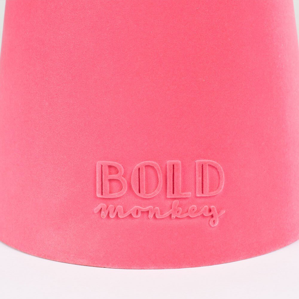 table d'appoint leader of the fanclub - velours rose/verre trempé 6 table d'appoint leader of the fanclub - velours rose/verre trempé – image 6