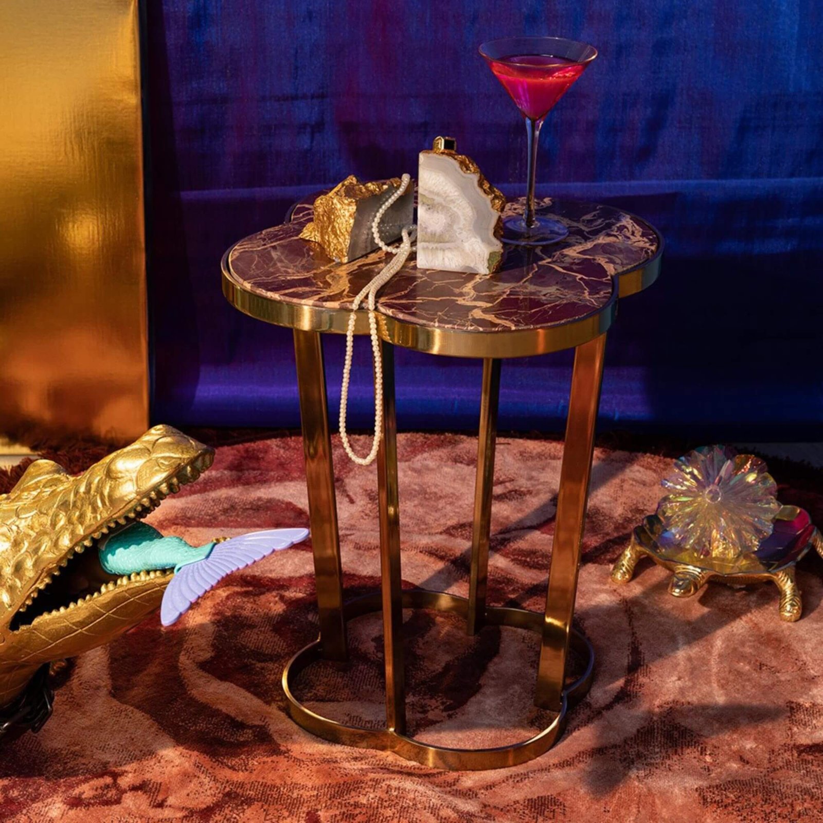 table d'appoint marblelicious - ø 40 x h 51 cm 2 table d'appoint marblelicious - ø 40 x h 51 cm – image 2