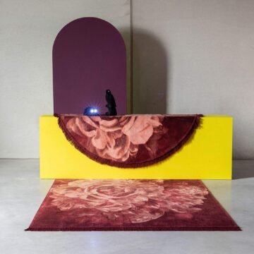 Tapis Stitchy roses - 170 X 240 cm