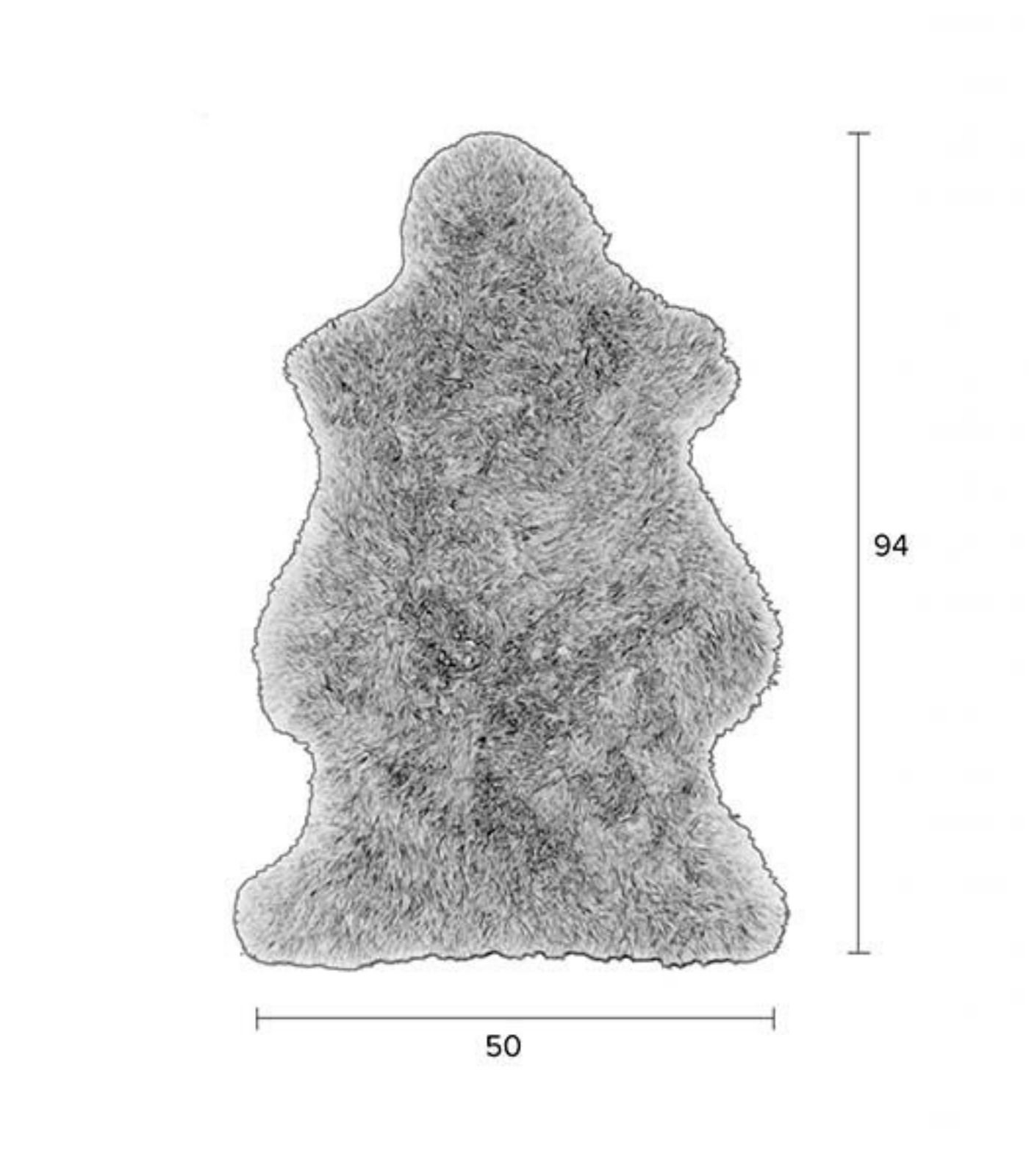 peau de mouton shirly - taupe 3 peau de mouton shirly - taupe – image 3