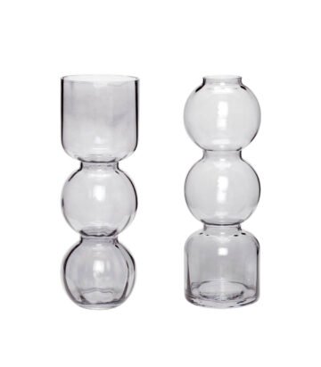 Set de 2 grands vases Lillian - Smoke