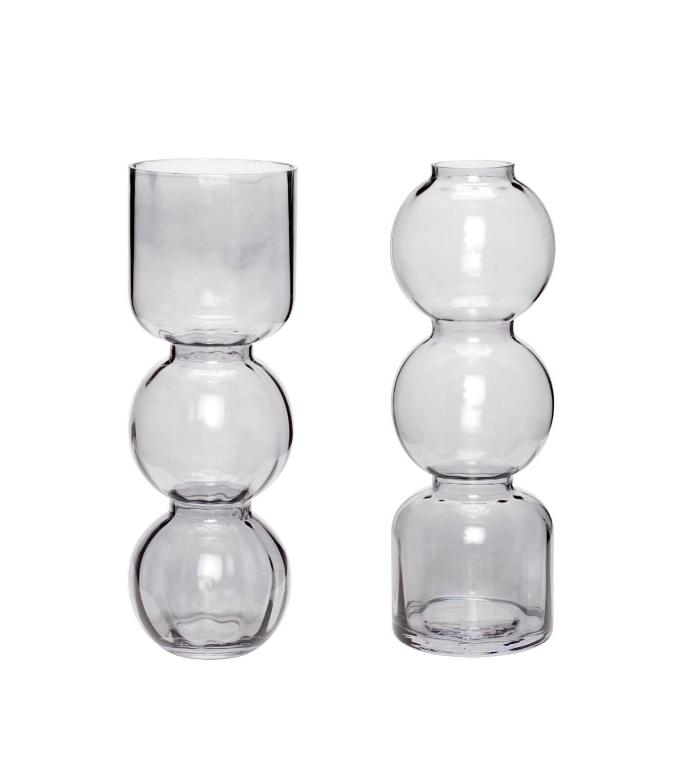 set de 2 grands vases lillian - smoke 1 set de 2 grands vases lillian - smoke