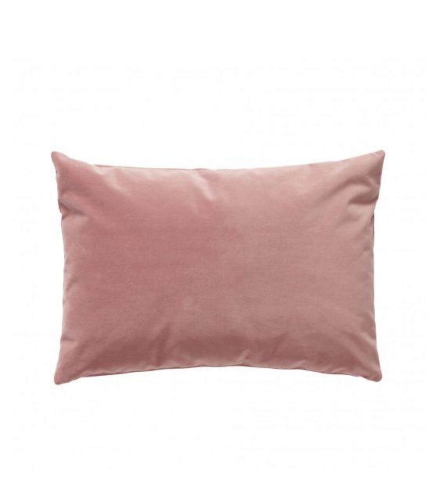 grand coussin velvet - rose poudré - 60 x 40 cm 1 grand coussin velvet - rose poudré - 60 x 40 cm
