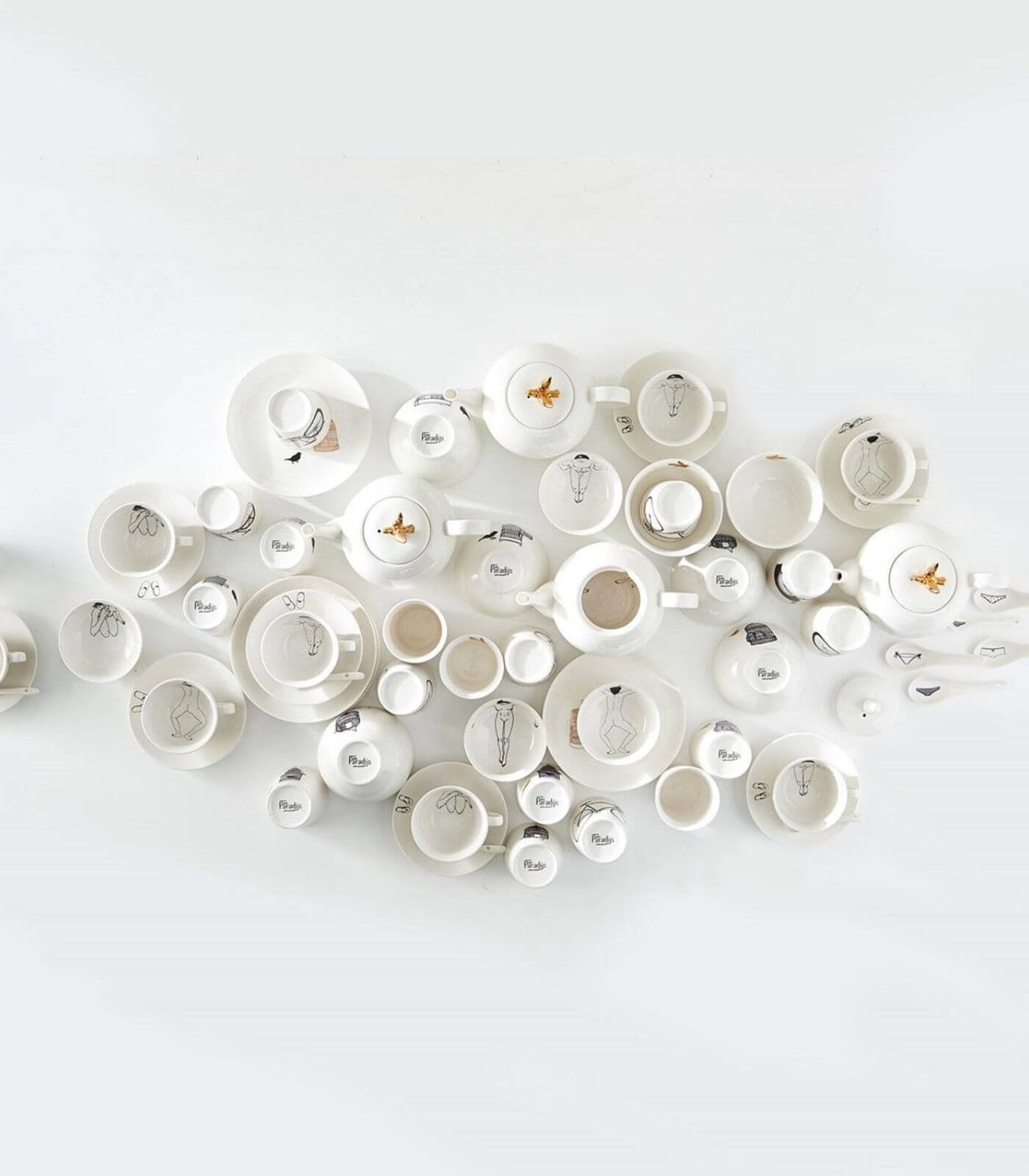 théière undressed - porcelaine - pols potten 3 théière undressed - porcelaine - pols potten – image 3