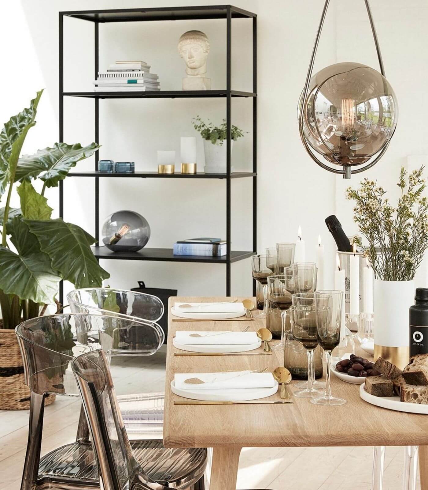 photophore avec base laiton - ø 9 x h 20 cm - blanc 3 photophore avec base laiton - ø 9 x h 20 cm - blanc – image 3