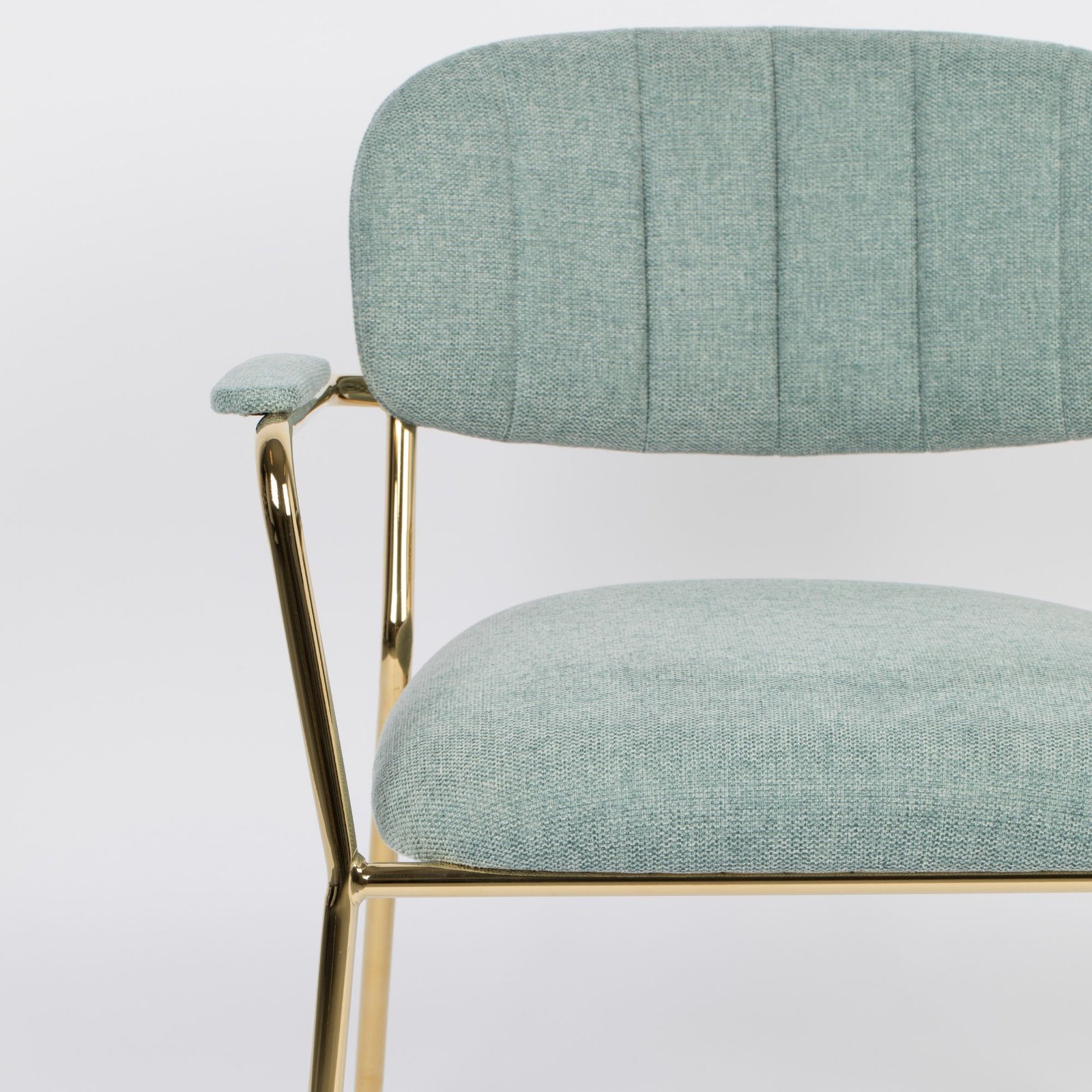 fauteuil lounge jolien - vert eau/laiton 7 fauteuil lounge jolien - vert eau/laiton – image 7