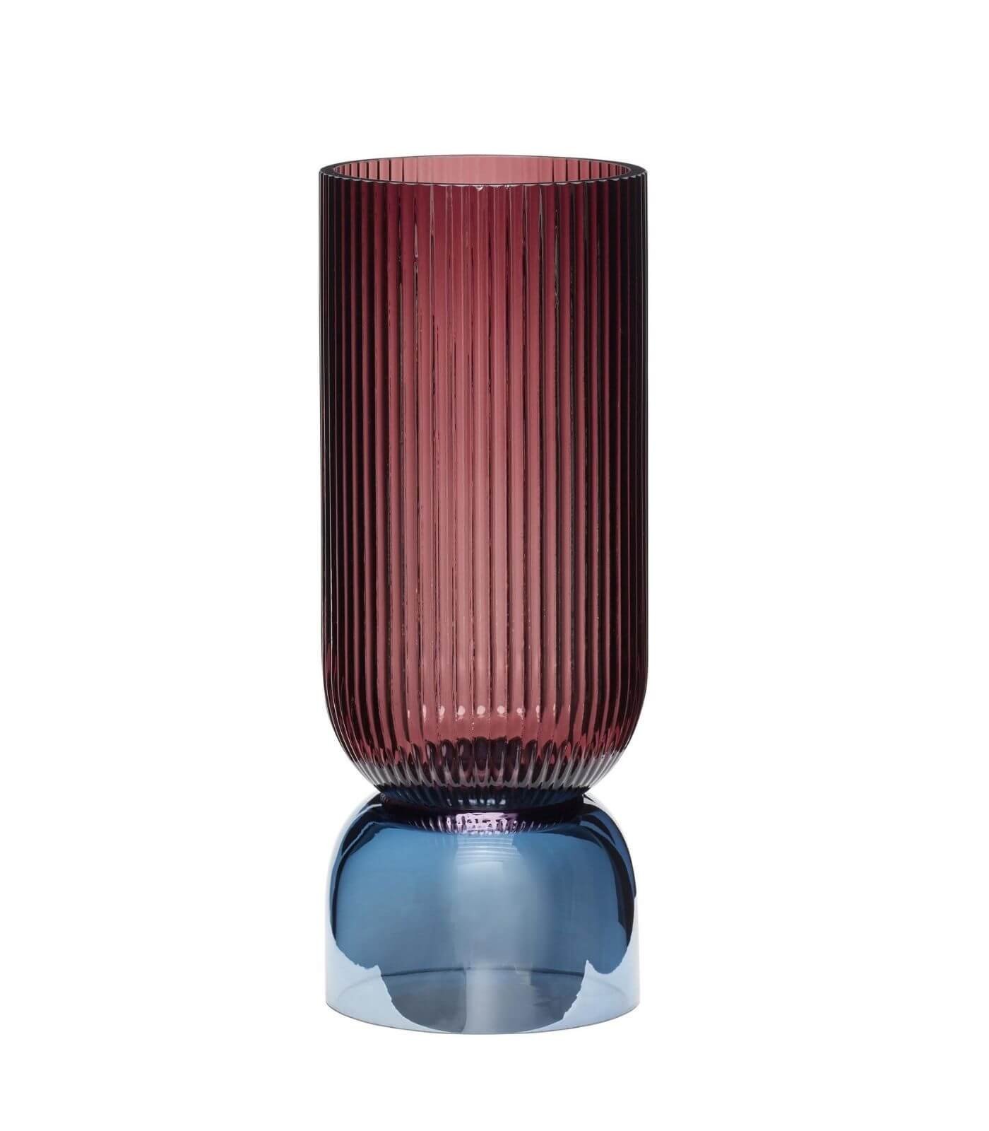 vase eva - bordeaux/bleu 1 vase eva - bordeaux/bleu