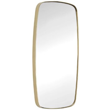 Miroir Square doré - H 59 x L 29 cm