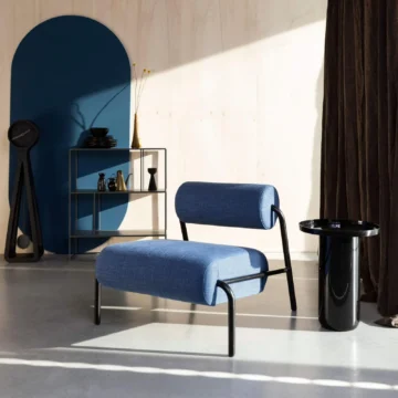 Fauteuil Lounge Lekima - Bleu