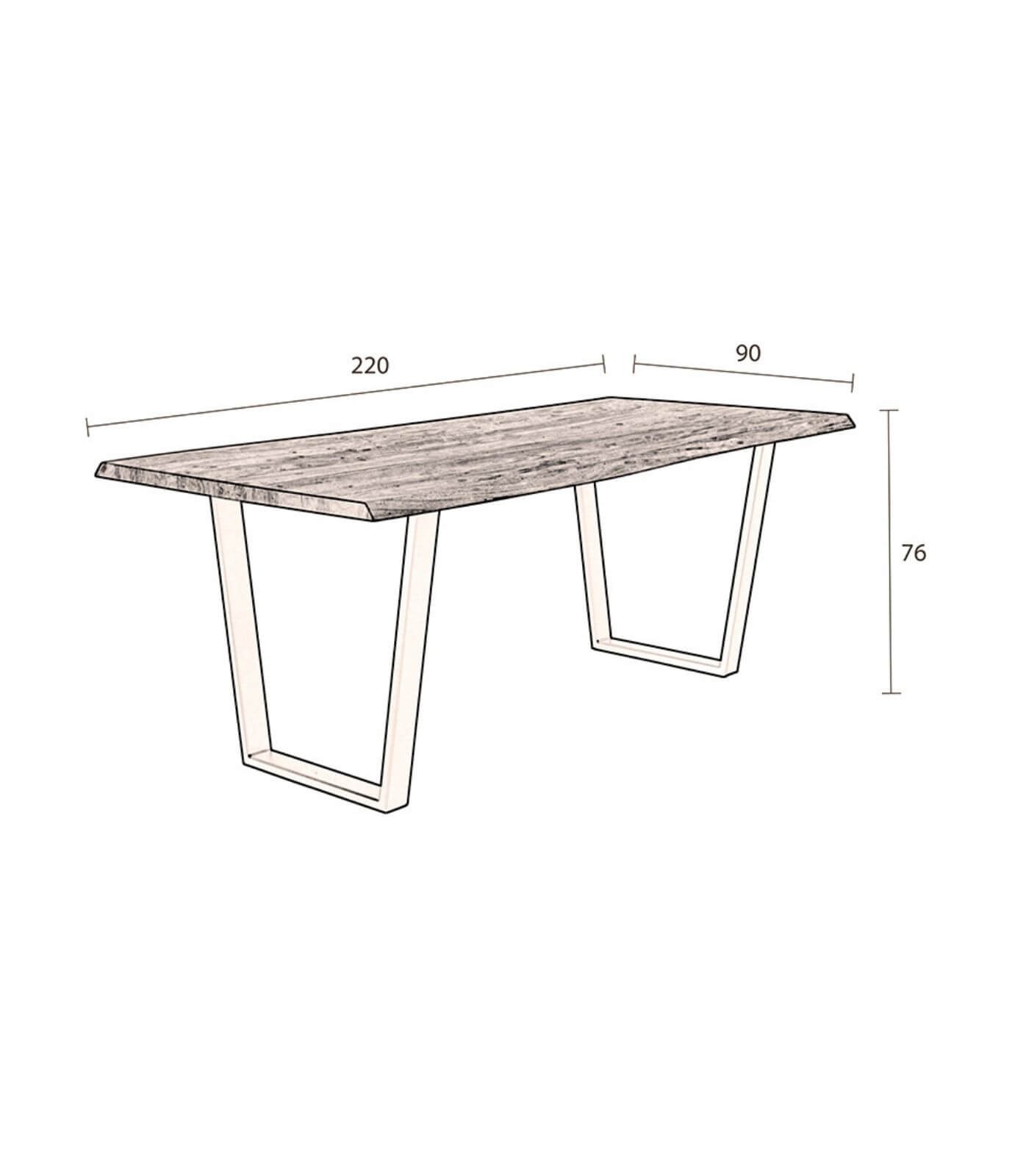 table à manger aka - l 220 cm 13 table à manger aka - l 220 cm – image 13