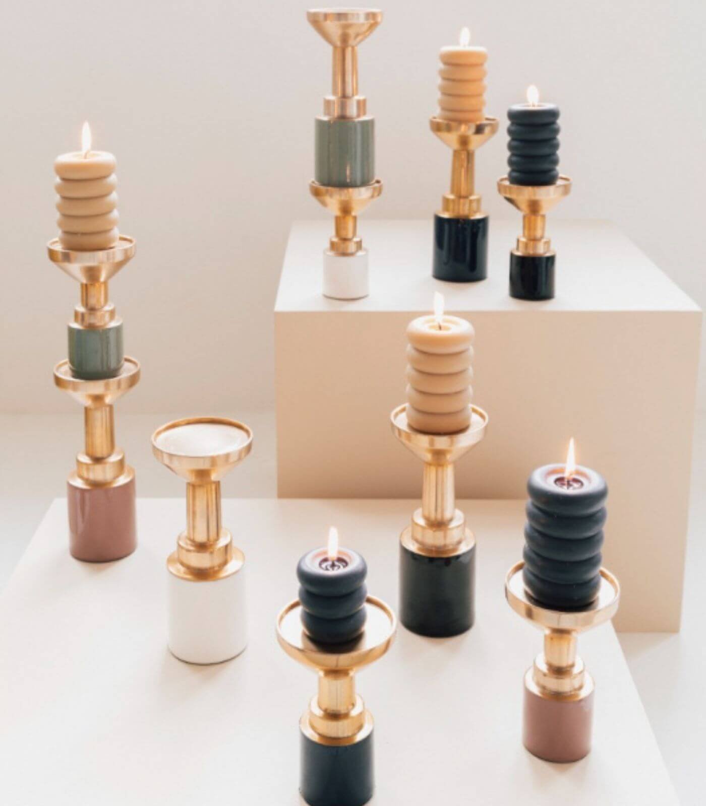 bougeoir glam - noir - m 2 bougeoir glam - noir - m – image 2