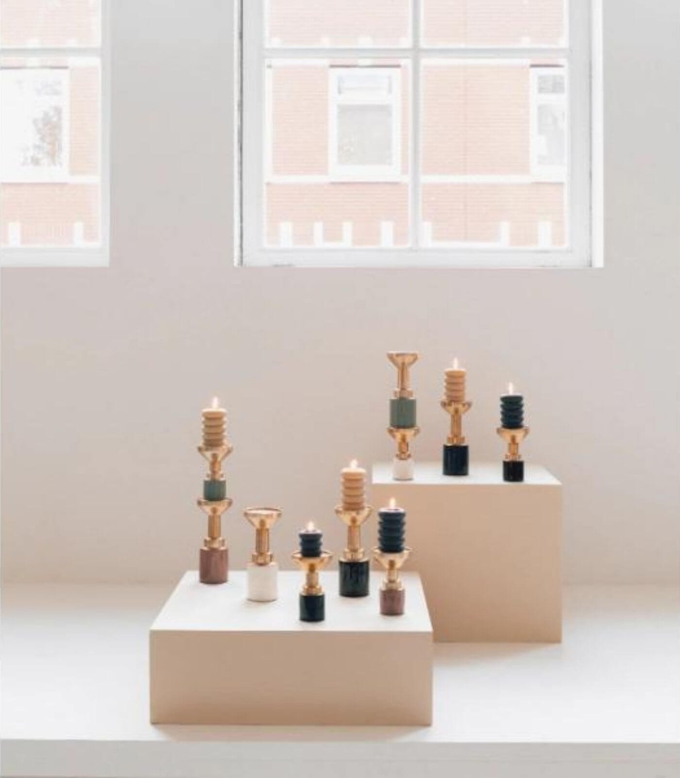 bougeoir glam - noir - m 3 bougeoir glam - noir - m – image 3