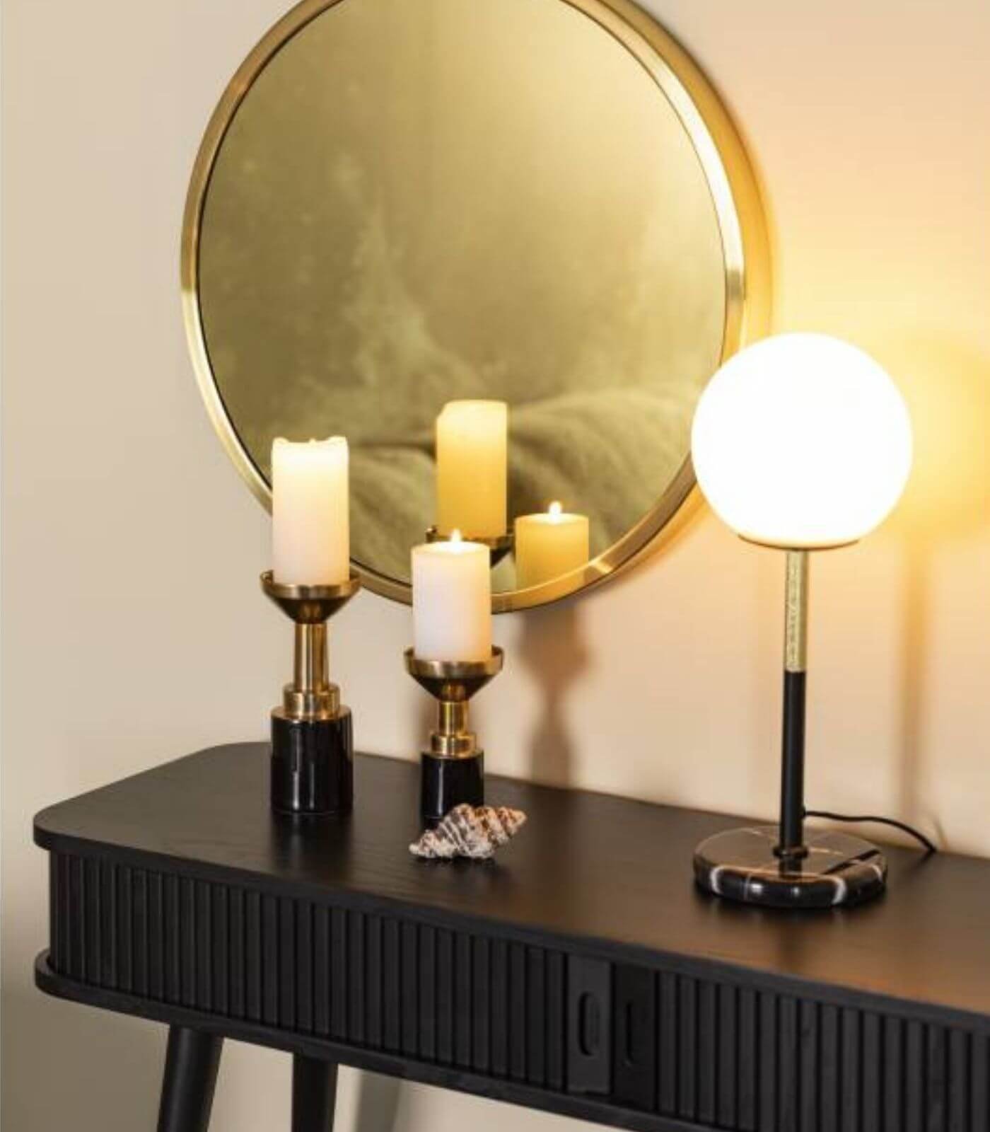 bougeoir glam - noir - m 4 bougeoir glam - noir - m – image 4