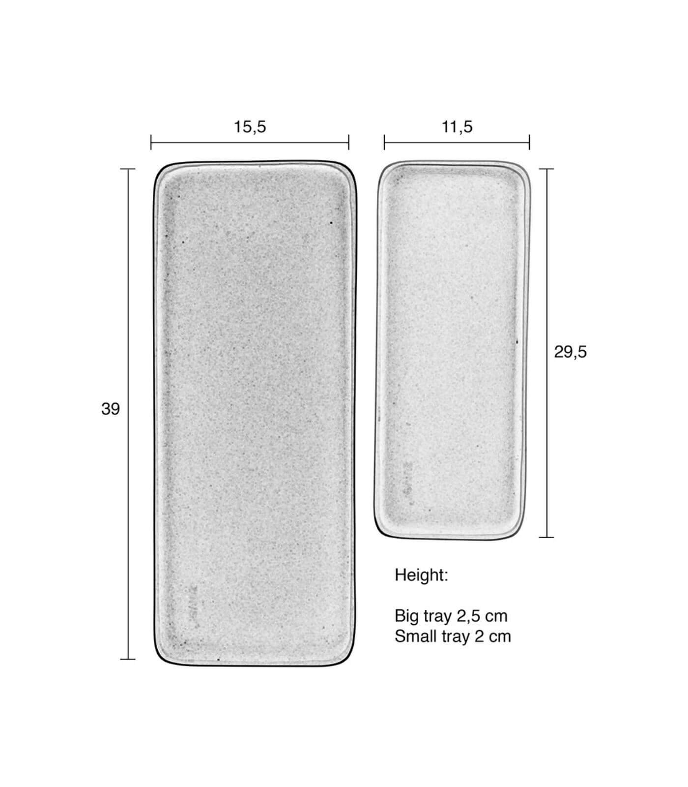 set de 2 plateaux rebel - bleu/rose - alu 7 set de 2 plateaux rebel - bleu/rose - alu – image 7