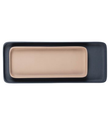 Set de 2 plateaux Rebel - Bleu/Rose - Alu