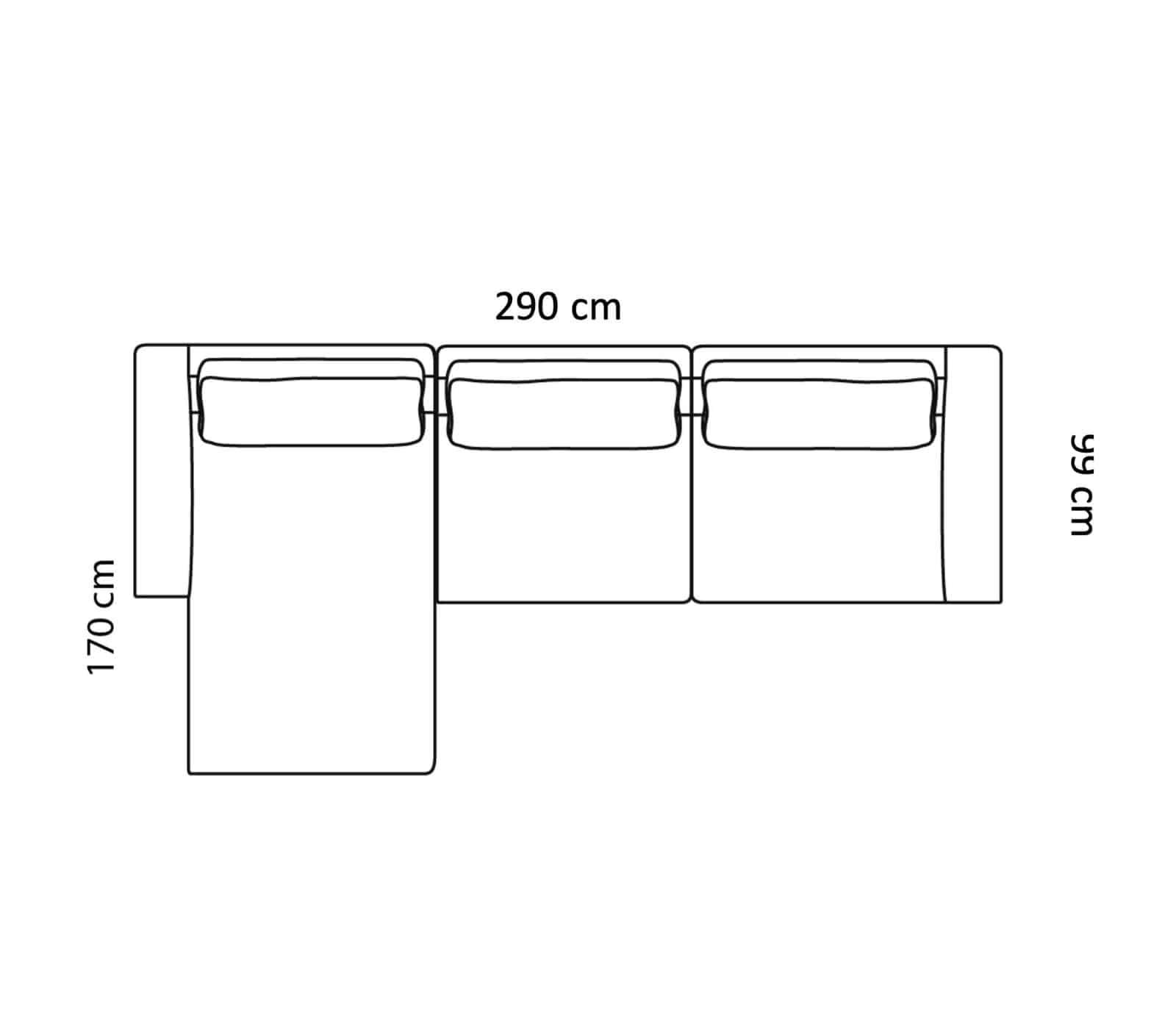 canapé samone - angle gauche - l 290 x p 170 cm 11 canapé samone - angle gauche - l 290 x p 170 cm – image 11