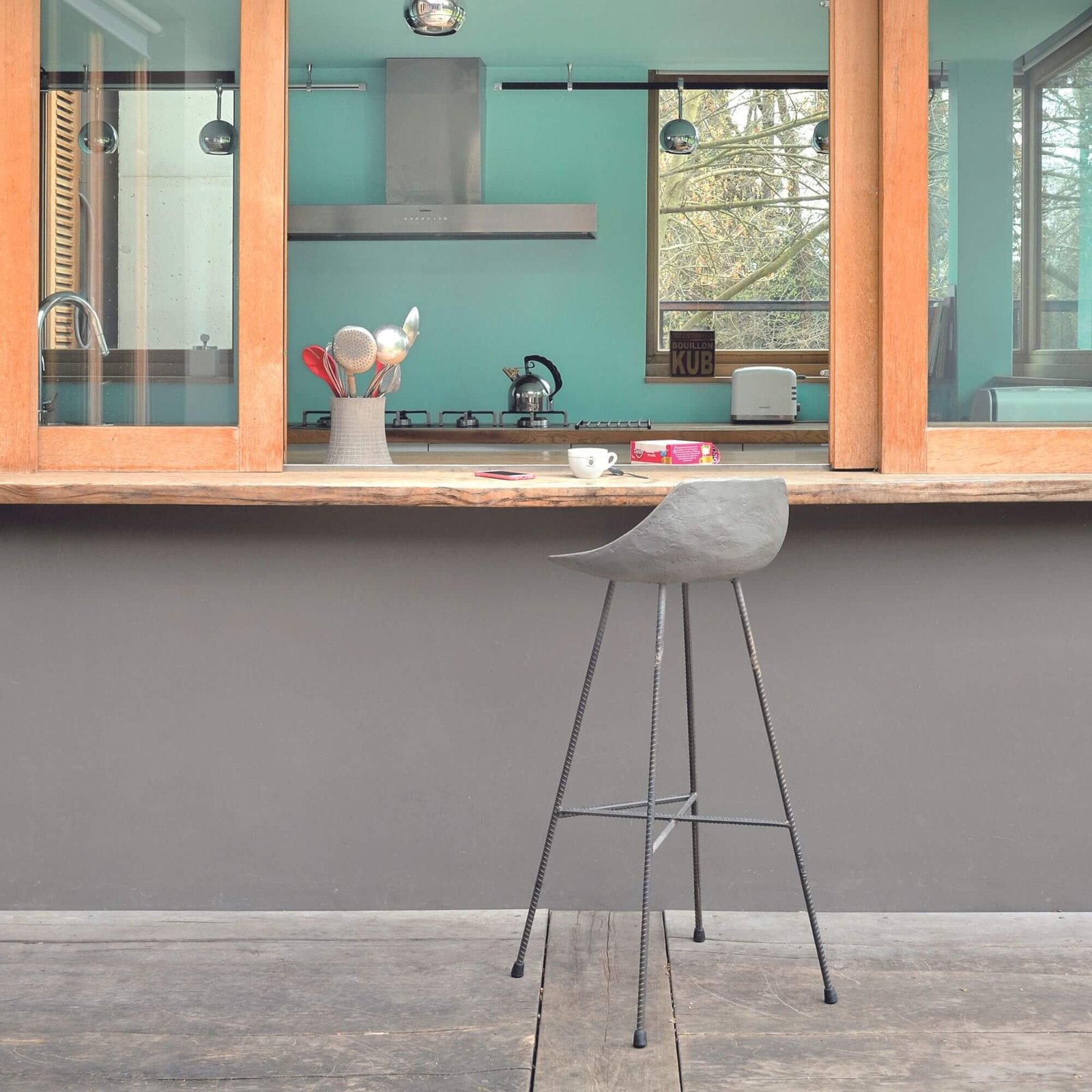 tabouret de comptoir hauteville 670 - lyon beton 3 tabouret de comptoir hauteville 670 - lyon beton – image 3