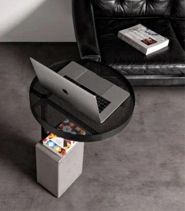 table d'appoint twist - lyon béton