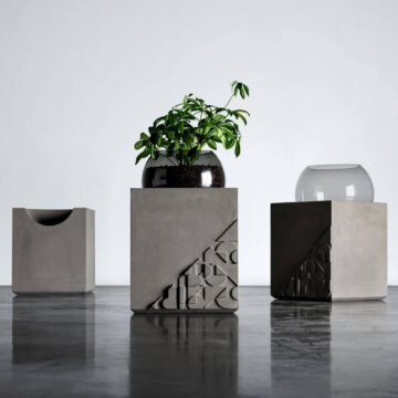 table d'appoint curb - lyon beton