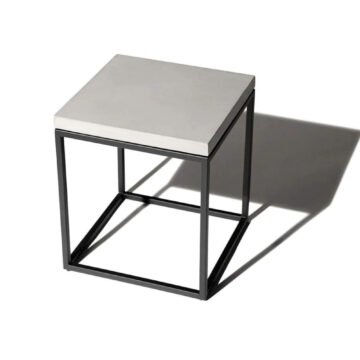 table d'appoint perspective - 35 x 40 cm - lyon beton