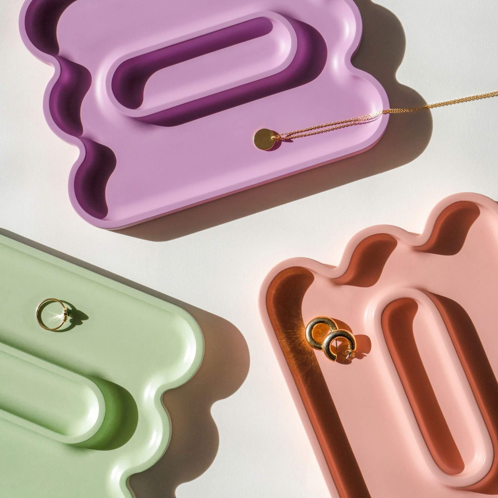 déco / vide-poche templo wave - rose 3 déco / vide-poche templo wave - rose – image 3