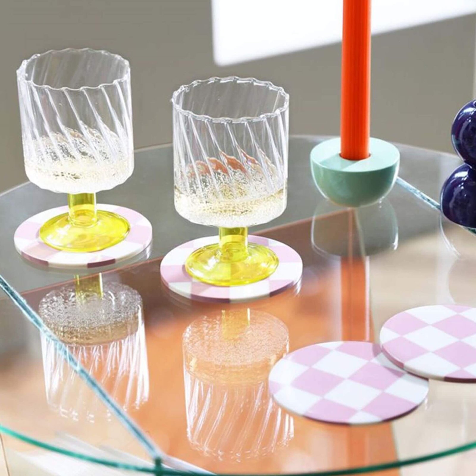 set de 4 - sous-verre check 2 set de 4 - sous-verre check – image 2