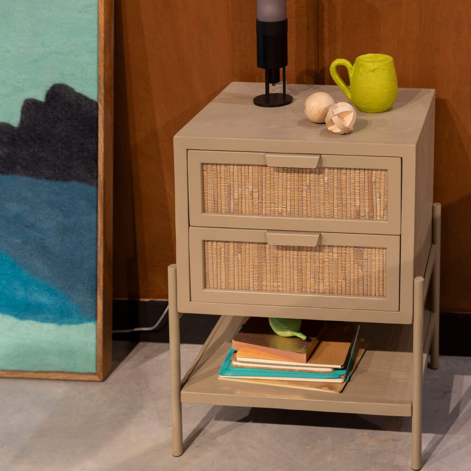 table de chevet yasu - l 45 x h 64 cm 2 table de chevet yasu - l 45 x h 64 cm – image 2